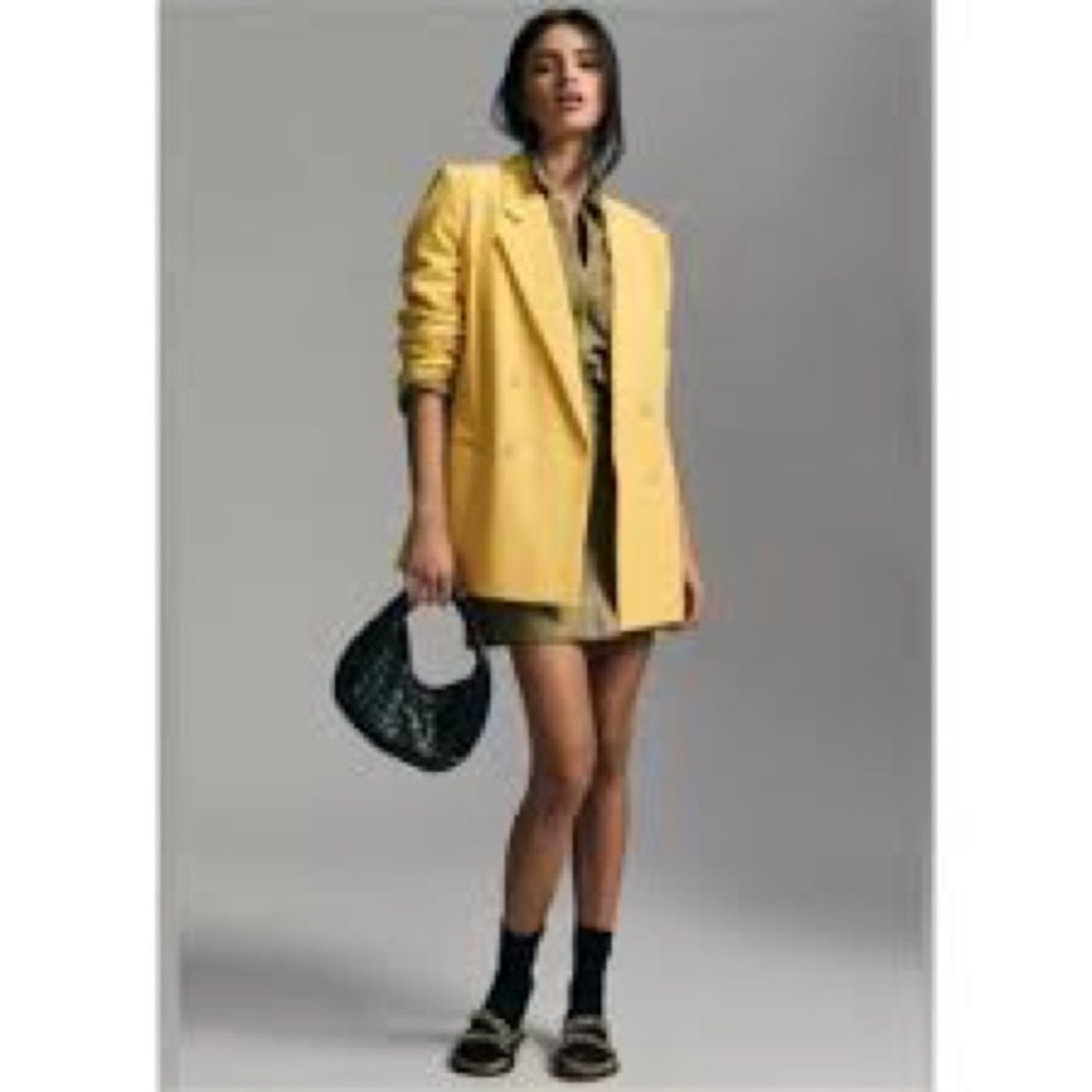 Anthropologie Maeve Oversized Blazer